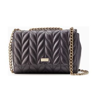 COPY - Kate Spade Evelyn Briar Lane Quilted Gunmetal